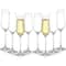 JoyJolt® 7oz. Layla Crystal Champagne Glasses, 8ct.
